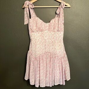 Sisters of the Tribe Floral Ruffle Chiffon Dress